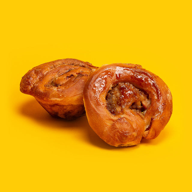 Buns Viennois aux Pommes & Caramel