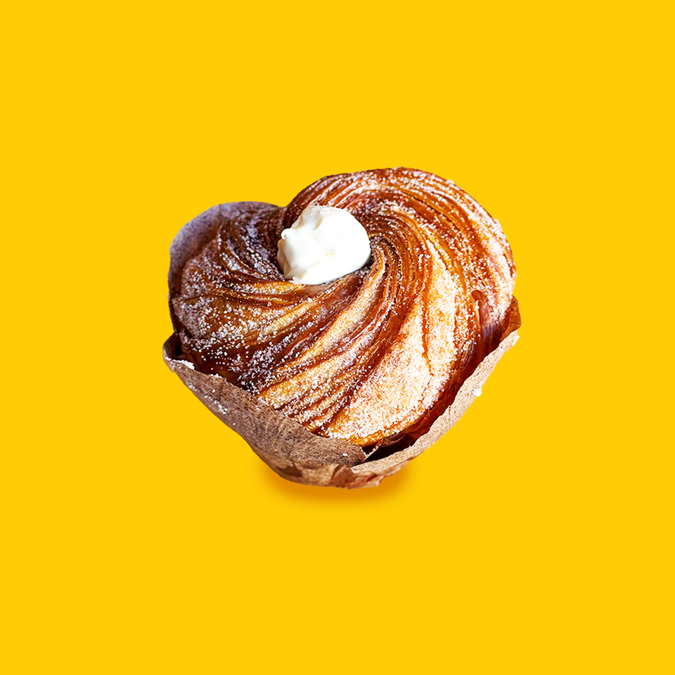 Cruffin chocolat blanc & érable